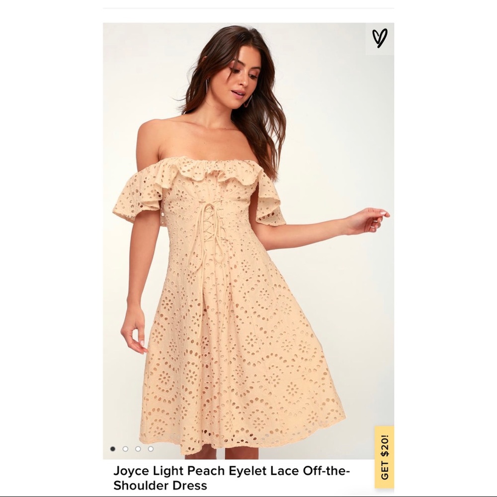 Lulus Eyelet Dress